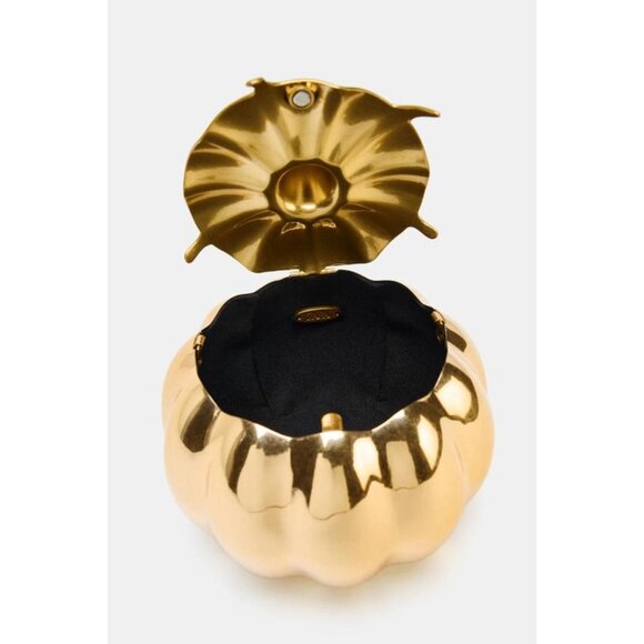 ZARA METALLIC EFFECT RIGID CLUTCH BAG - Picture 7 of 7